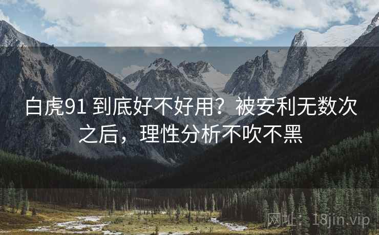 白虎91 到底好不好用？被安利无数次之后，理性分析不吹不黑