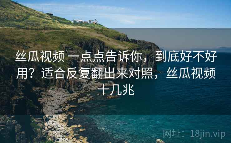 丝瓜视频 一点点告诉你，到底好不好用？适合反复翻出来对照，丝瓜视频十几兆