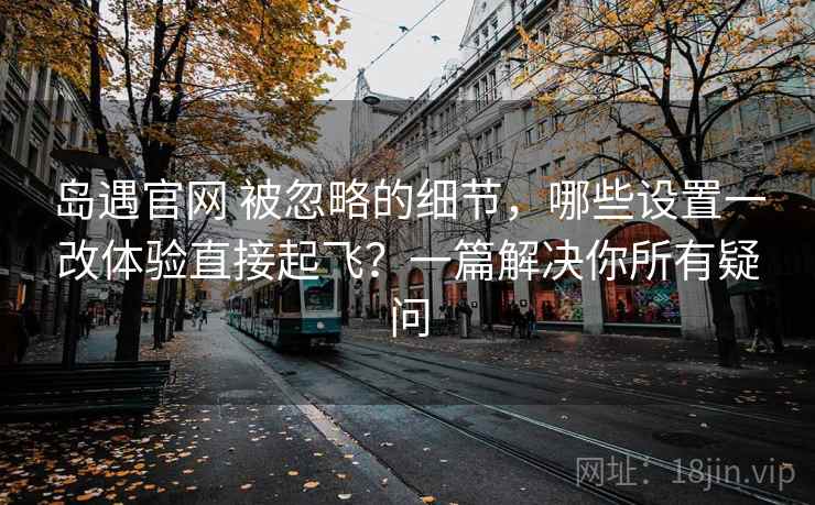 岛遇官网 被忽略的细节，哪些设置一改体验直接起飞？一篇解决你所有疑问